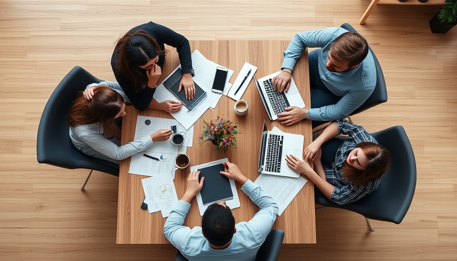 Marketing Cloud Next collaboration scene with professionals and technology.
