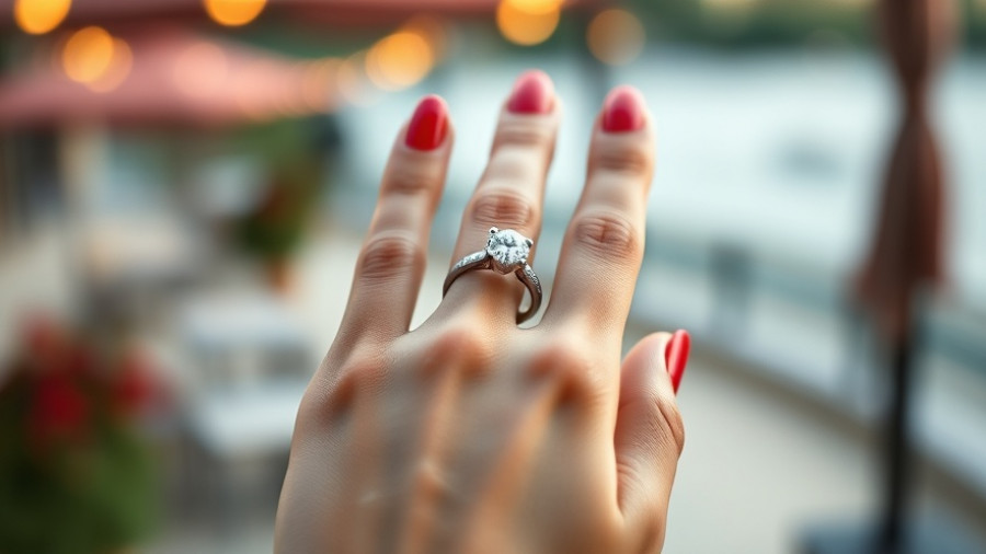 Choosing the Perfect Wedding Band for Your Engagement Ring Shape highlighted with engagement ring.