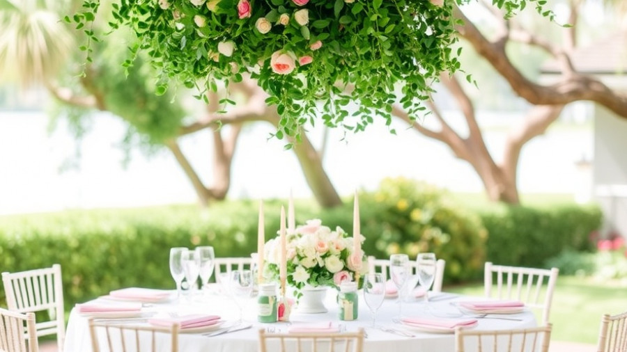 A Whimsical Coastal Garden Soirée with a Touch of European Charm at Ponte Vedra Beach