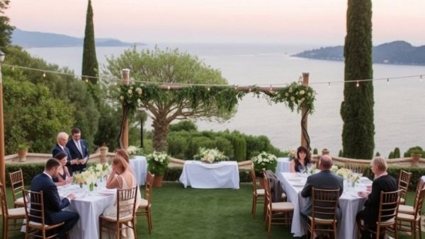 A Villa Garden Wedding That Felt Like a Cherished Dinner Party by the Sea