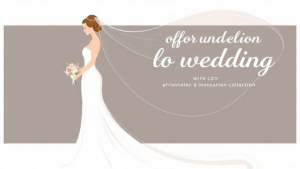 Illustration promotes affordable wedding veils under $50.