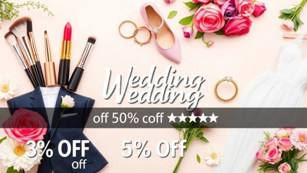 Black Friday Wedding Deals 2025 collage with wedding accessories.