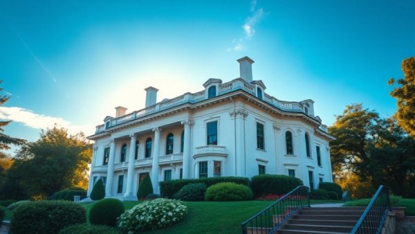 Elegant venue perfect for wedding vendors with classic architecture.