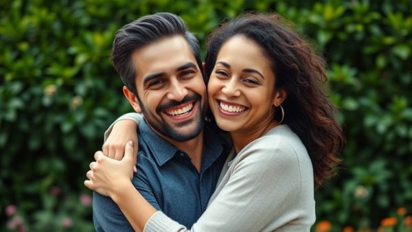 Happy couple at Destination Wedding at Sandals Royal Bahamian.