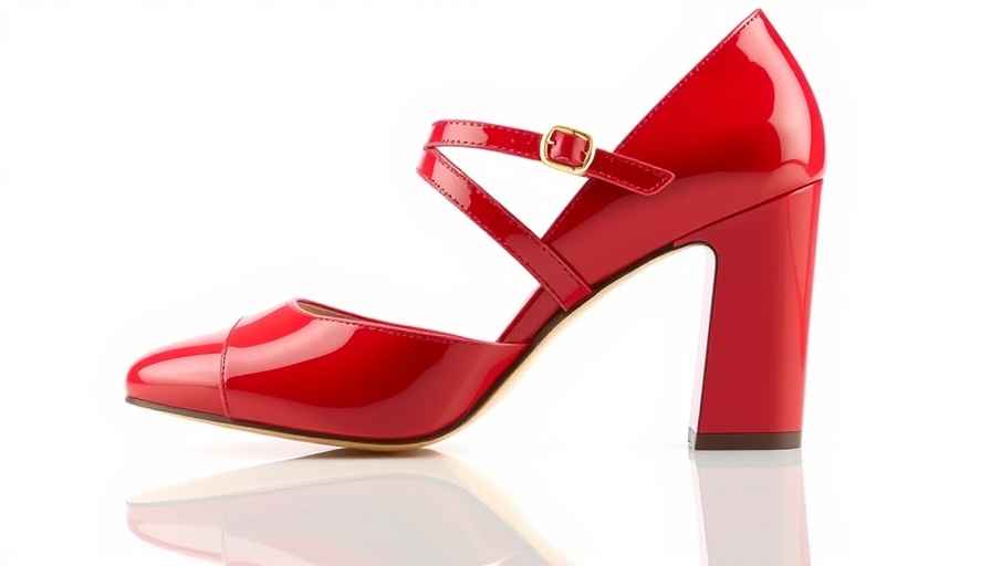 Antonia Saint NY heels for every occasion in glossy red.