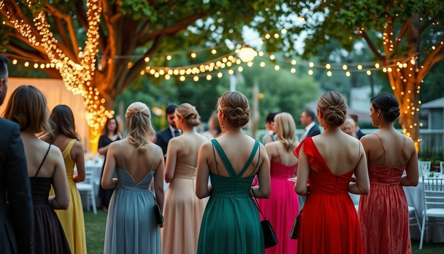 Avalon Hotel Palm Springs Weddings: Elegant garden wedding scene with guests.