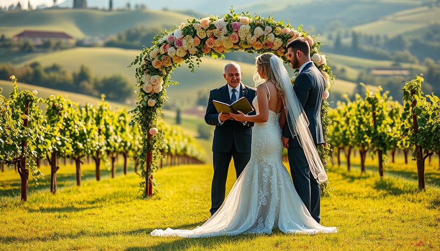 European Garden Wedding at Stone Tower Winery with bride and groom