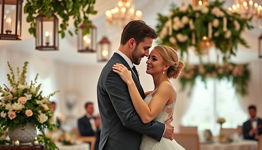 Late Summer Wedding at Greystone Castle reception with elegant decor and dancing couple.