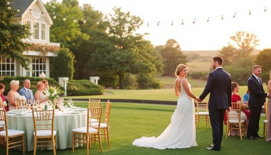 A Whimsical Country Club Wedding in Shades of Green and Gold