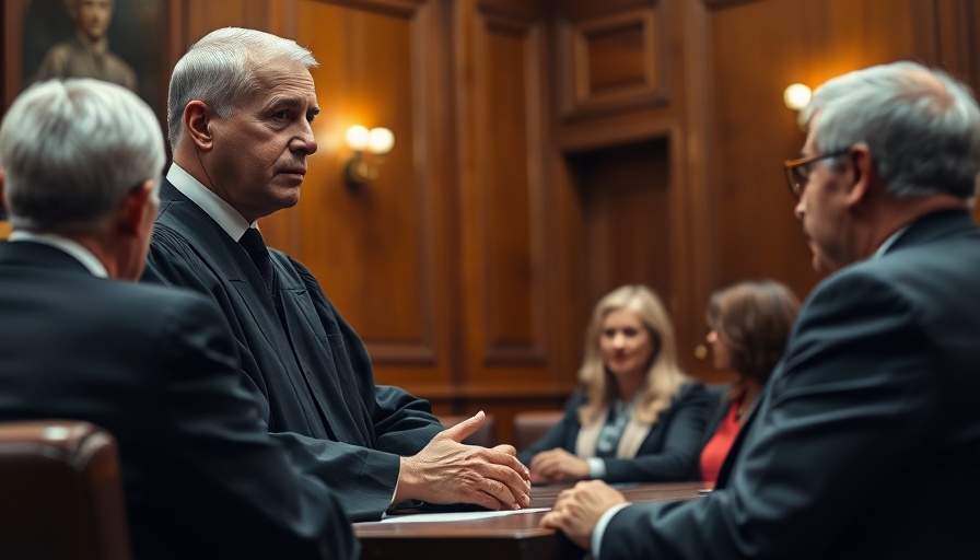 Omar Aleman Lessons on Youth and Responsibility in a formal courtroom setting.