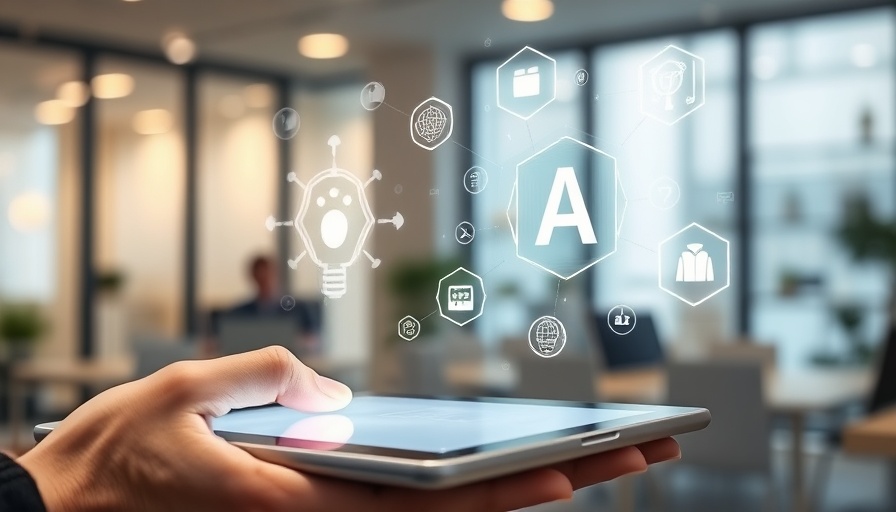 Exploring phased approach to Gen AI learning with digital tablet and AI icons.