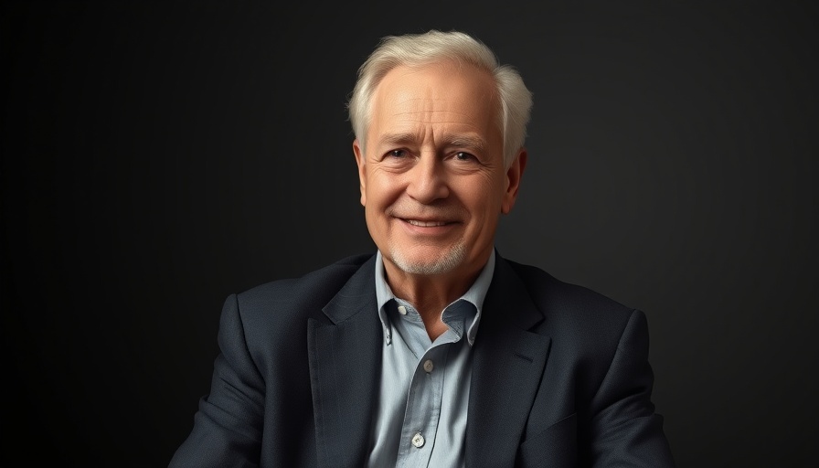 Jim Mitchell Business Reporter Legacy portrait of a distinguished gentleman.