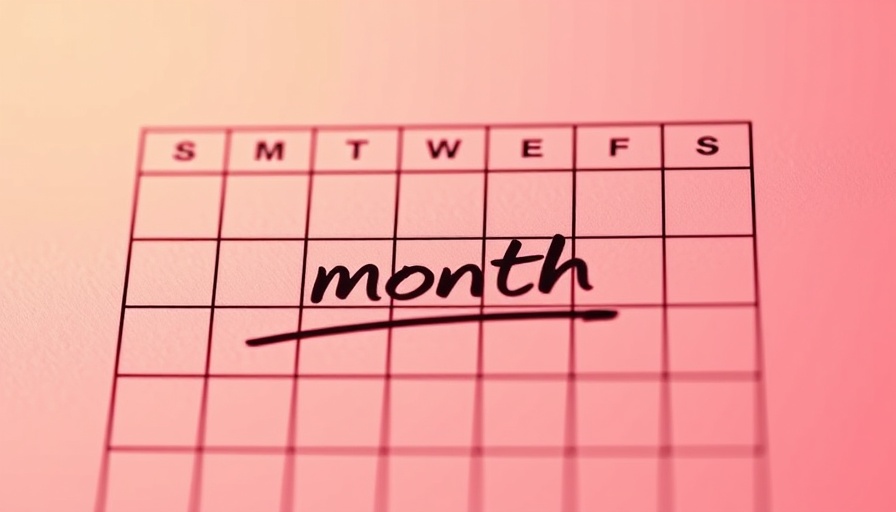 Minimalistic calendar with pink-orange gradient, representing Hispanic holidays.