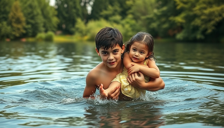 Teen saves nonverbal sister from lake in heroic rescue
