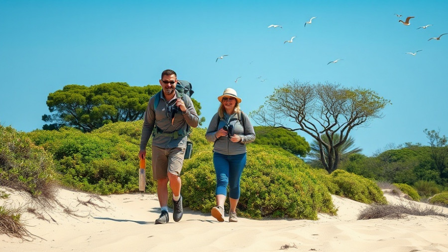 Environmental team eradicating invasive rats on a beach.
