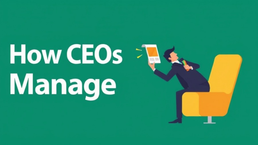 How CEOs Manage Stress