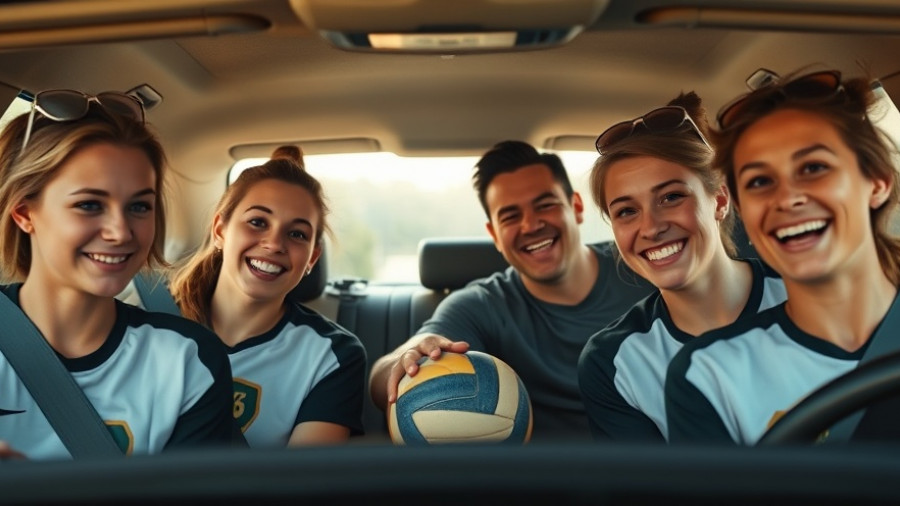 Volleyball team buys custodian a car, joyful moment captured.