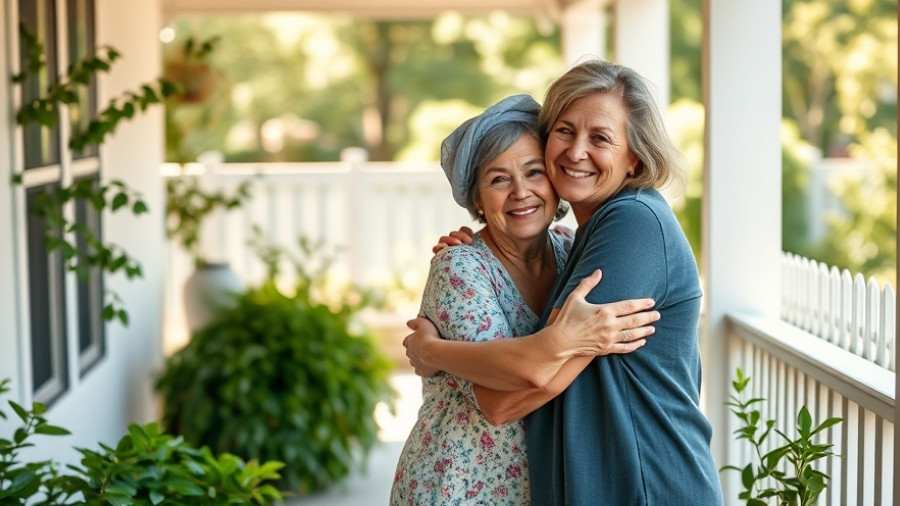 Women in Appalachia Recovery Program embracing on a porch.