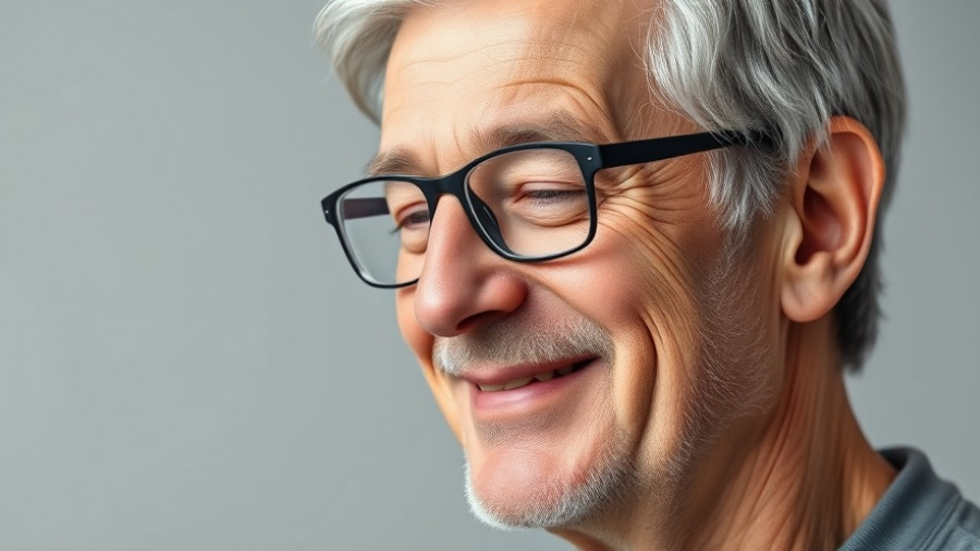 Senior man with glasses smiling in studio portrait for Project Vulindlela Economic Reform.