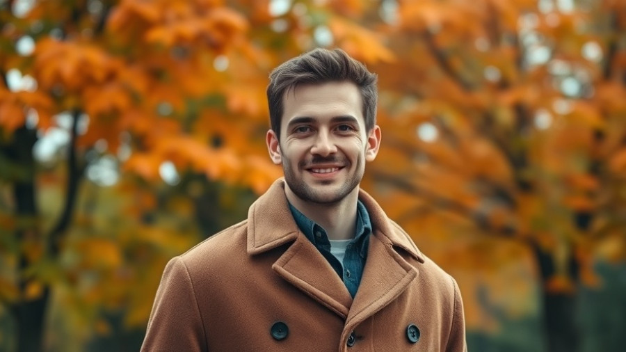 Business Insider hires Henry Chandonnet; young man outdoors in autumn.