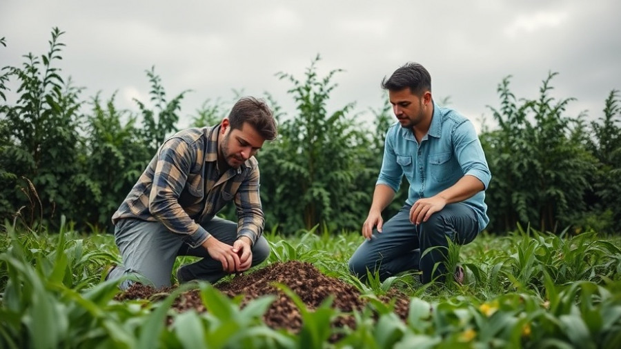Field analysis showcasing soil health in regenerative agriculture.