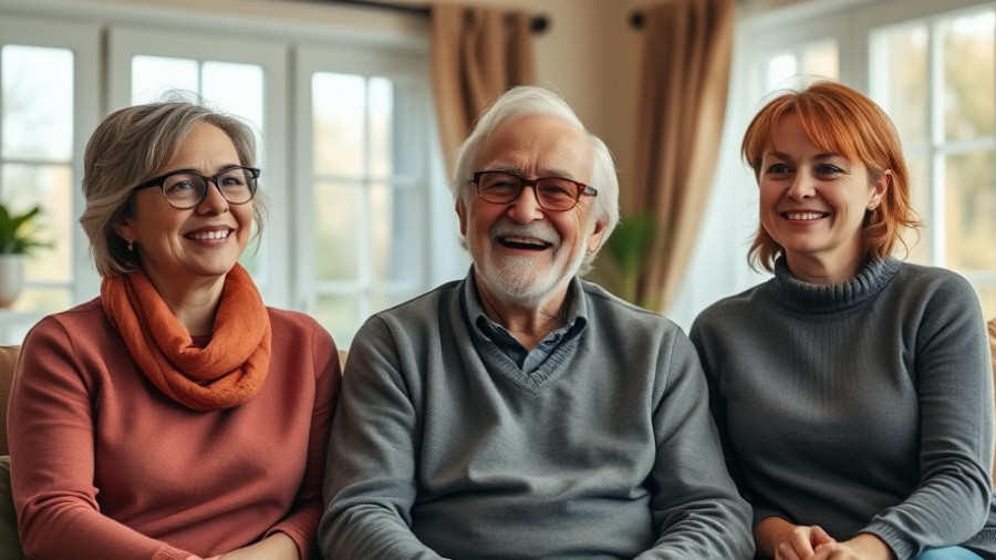 Cheerful scene in a retirement home with Taylor Swift fans.