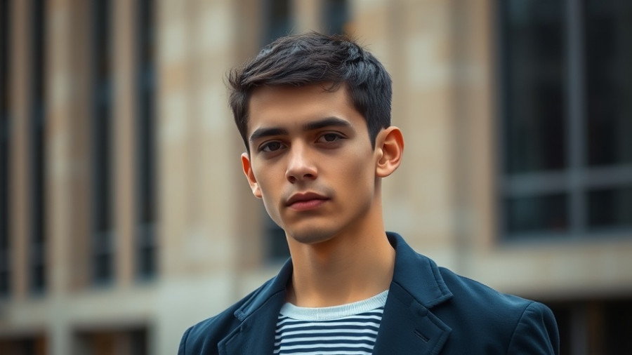 Portrait of a young man outdoors representing Ed Zitron Media Empire.