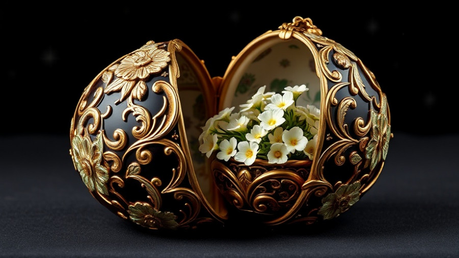 Intricate Fabergé egg with floral design sets auction record.
