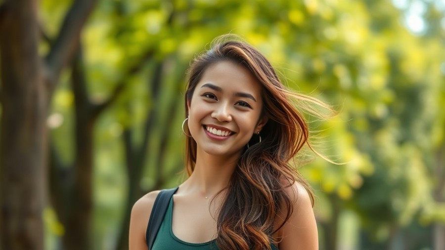 Confident woman stands in a park, representing ARTNews Layoff theme.