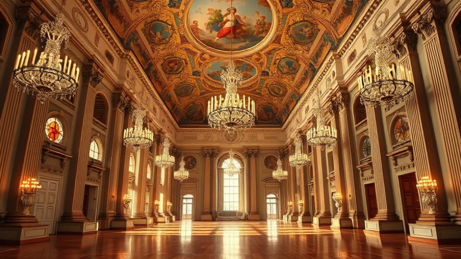 Banqueting House London Re-Open: grand interior with ornate ceiling