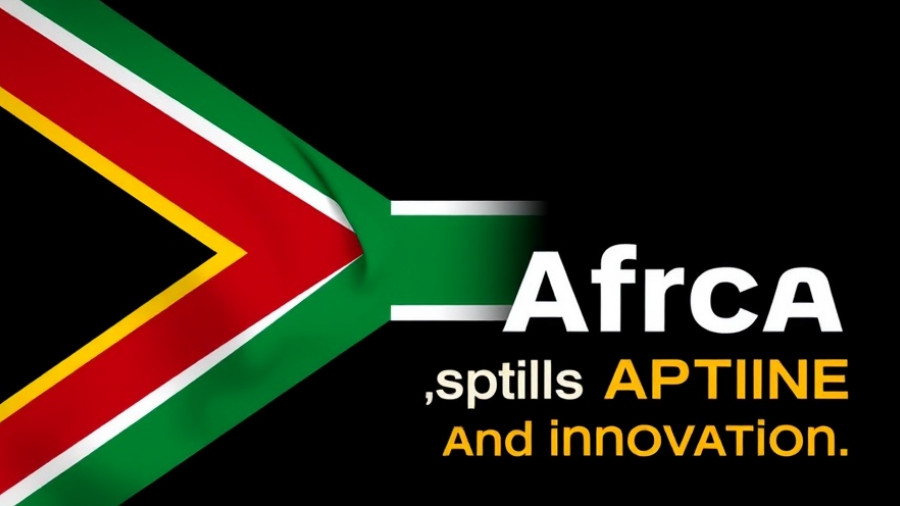 South Africa inspiring new ways logo, innovation theme.