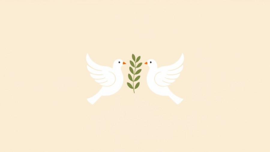Abstract illustration of doves symbolizing grassroots peace movements in Israel-Palestine.