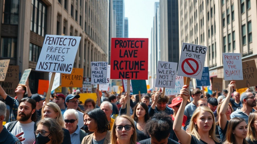 Protesters demonstrating risk and resistance against authoritarianism.