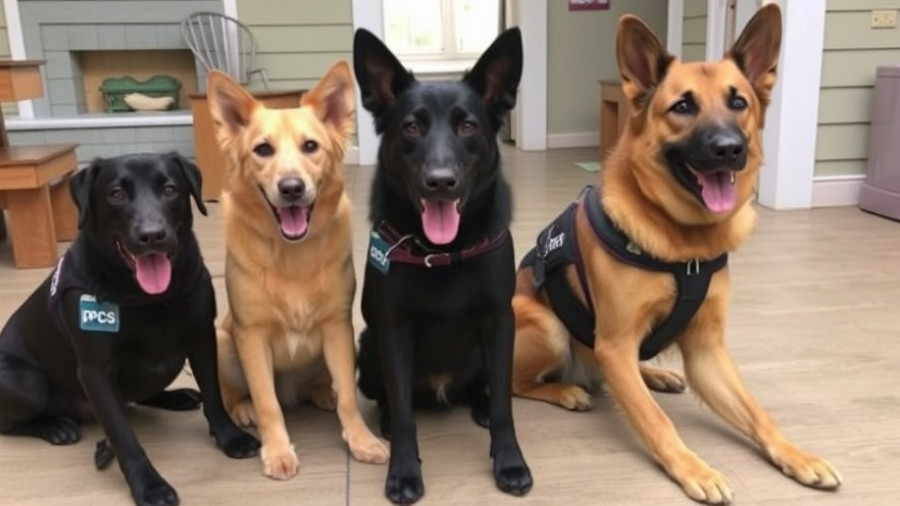 Dogs Rescued from ‘Squalid’ House are Being Retrained as Police Sniffer K-9s