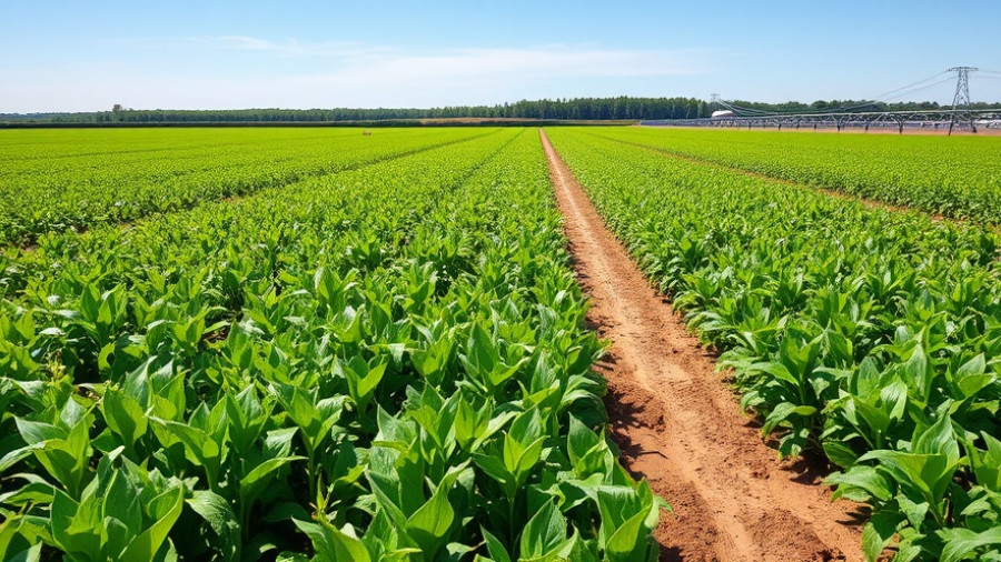 Drip irrigation installation guide with crop field setup.