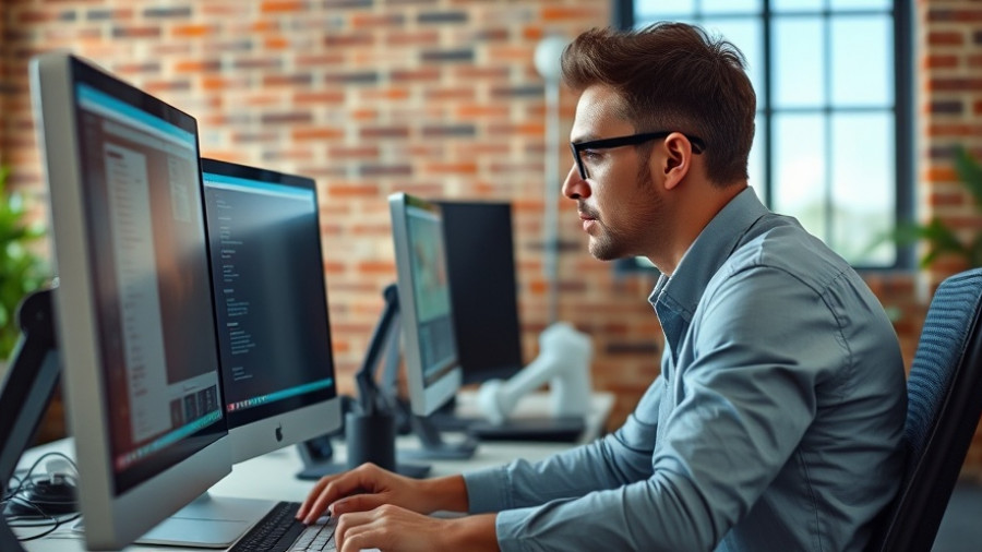 Professional working in office, example of best online reputation management companies