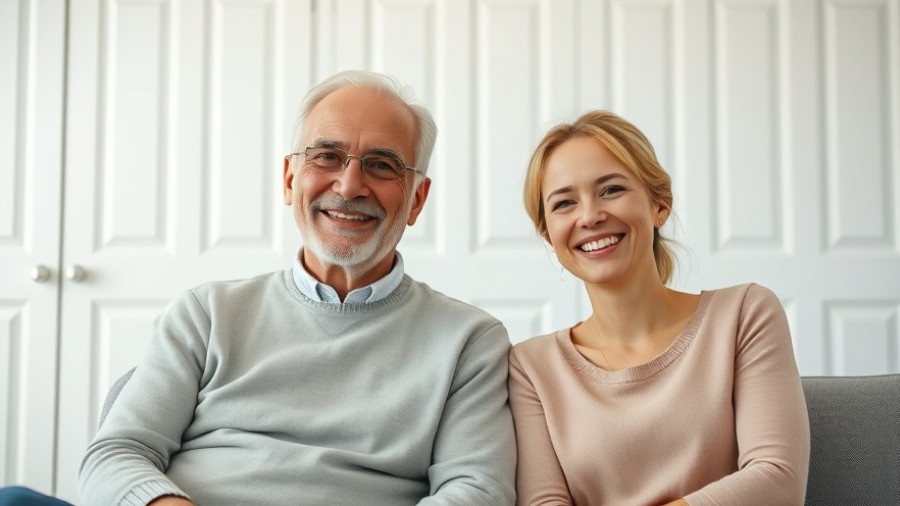 Smiling duo sitting in bright room, electrosensitivity innovations discussion.