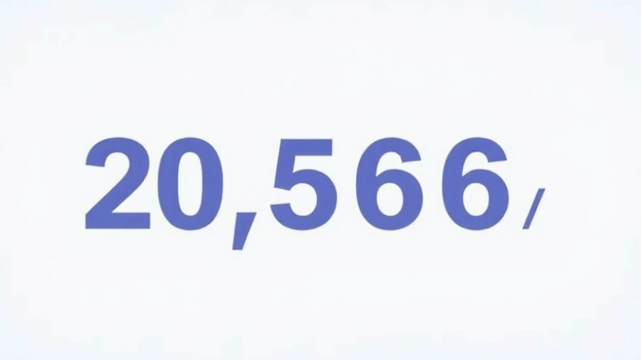 Presentation slide showing 350,000 new student registrations stats.