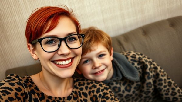 Digital community for South African mothers: mother and child smiling in a cozy setting.