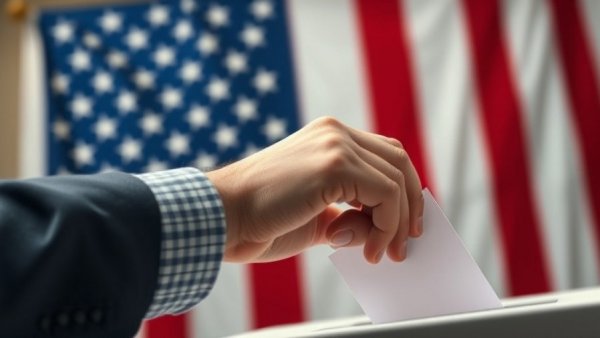 Symbolic voting scene reflecting Congressional Redistricting and Gerrymandering 2025.