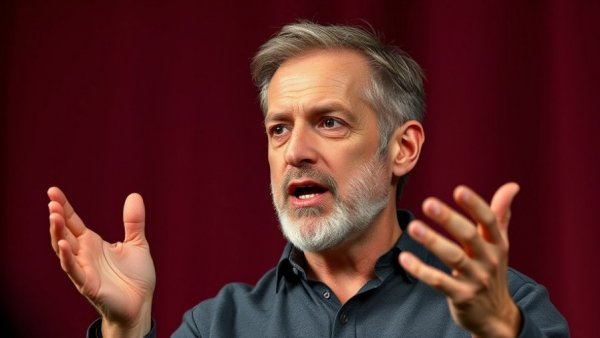 Man discusses Oklahoma SNAP cuts response in professional setting.