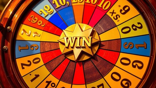 Colorful game wheel symbolizing embracing failure in business.