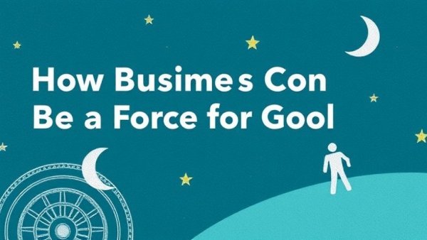 How Business Can Be a Force for Good