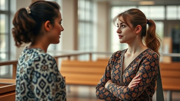 Young woman engaged in conversation to stop child marriages.