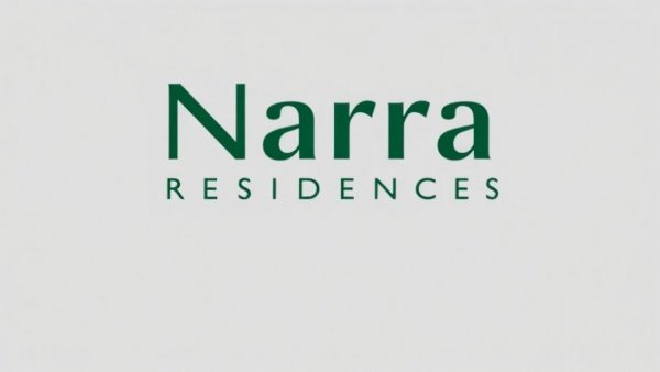 Narra Residences Wellness Living logo with minimalist design