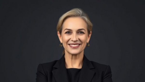 Trailblazing healthcare leader 2025 on modern magazine cover.