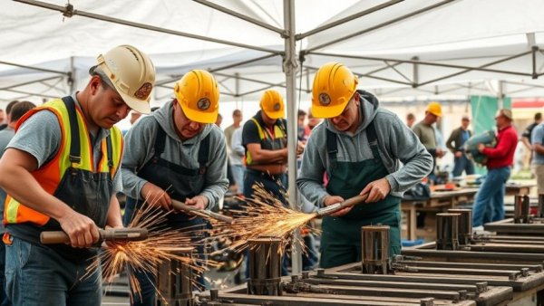 Volunteers transform tools in Guns to Gardens initiative.