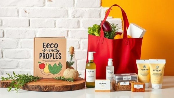 Eco-friendly gifts displayed on colorful background, promoting gifts that give back.