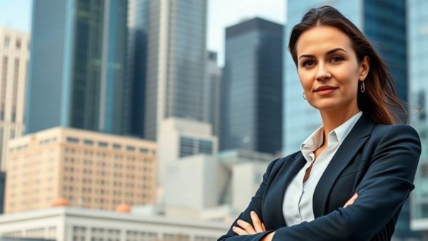 Professional woman outdoors with Shanghai skyline, NPR China Correspondent Jennifer Pak.