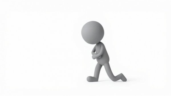 Abstract minimalistic image of a stylized figure for Body Positivity Advent Challenge.